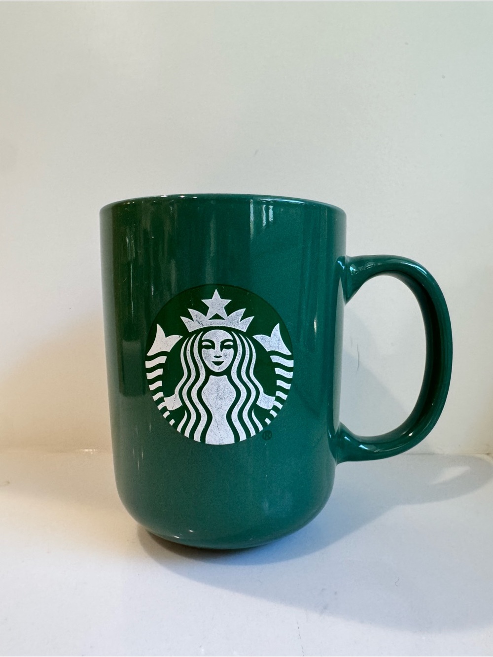 STARBUCKS Jade Green logo Mermaid Siren MUG Coffee Tea 13.7 oz
